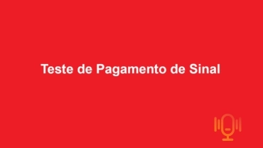 .Teste Sinal - Apenas pagamento parcial